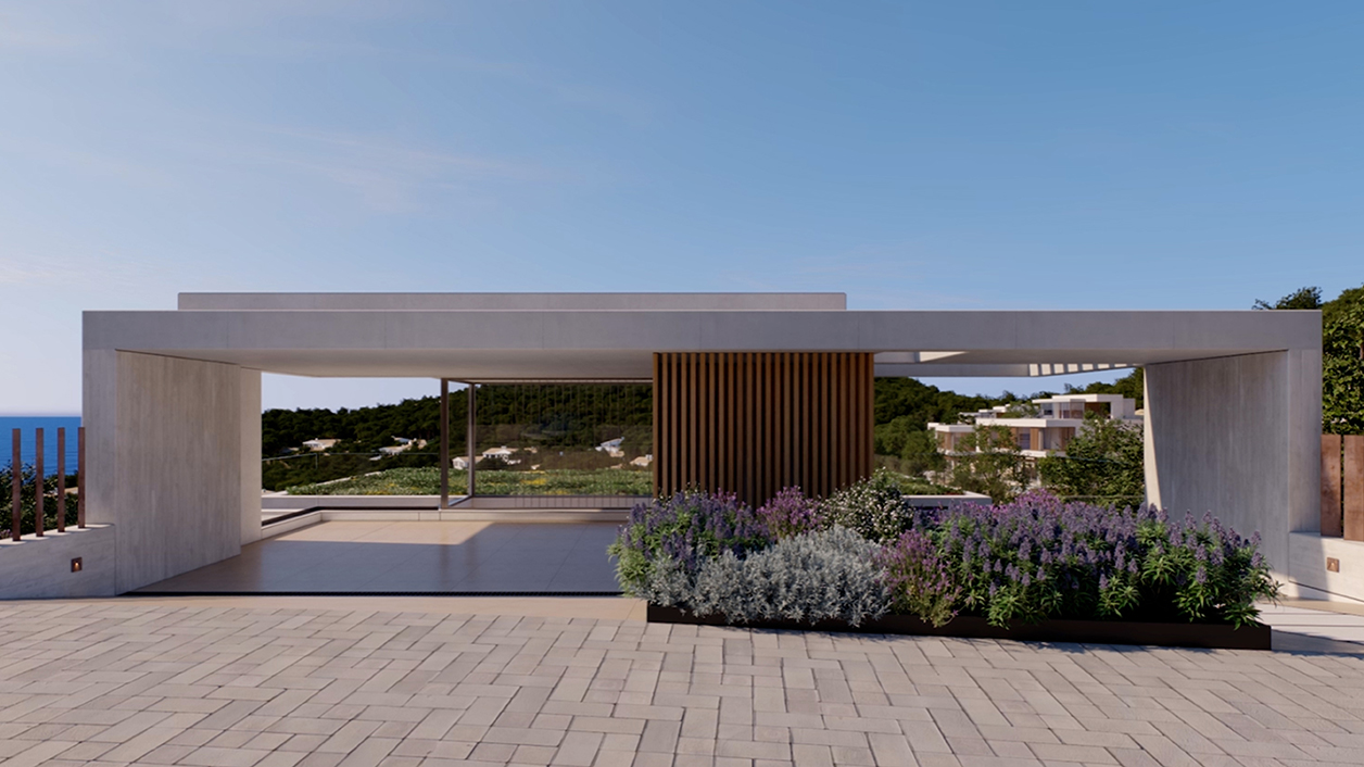 Tamariu villa architectural render