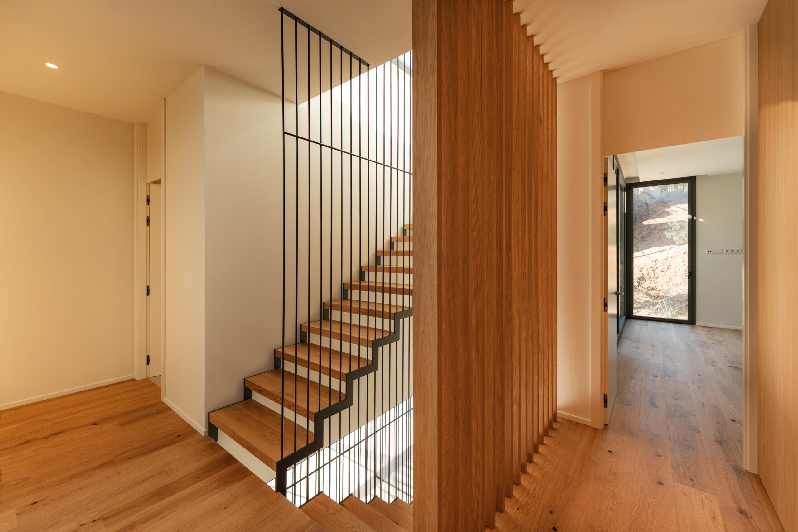 Staircase and hallway
