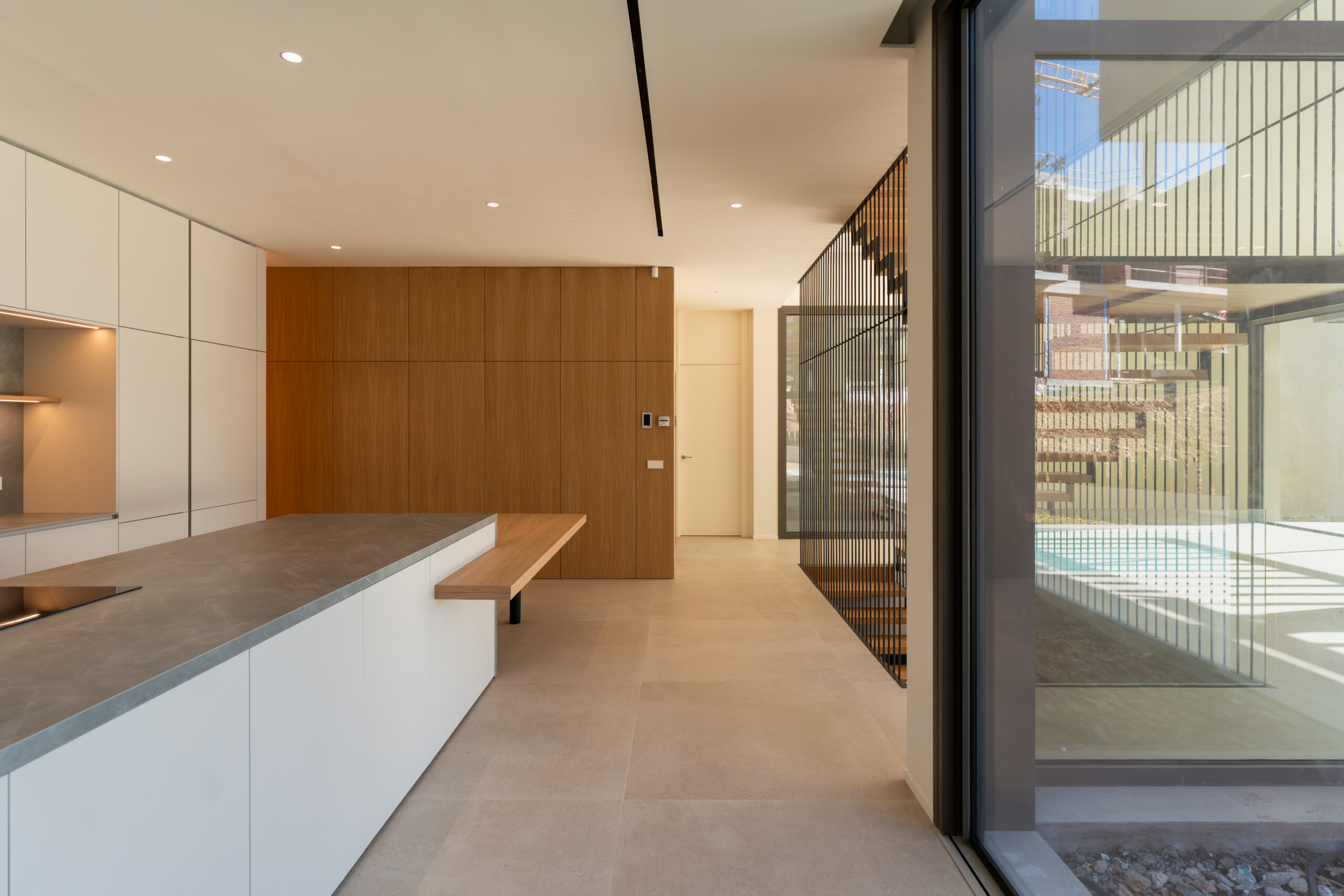 Open-plan living area